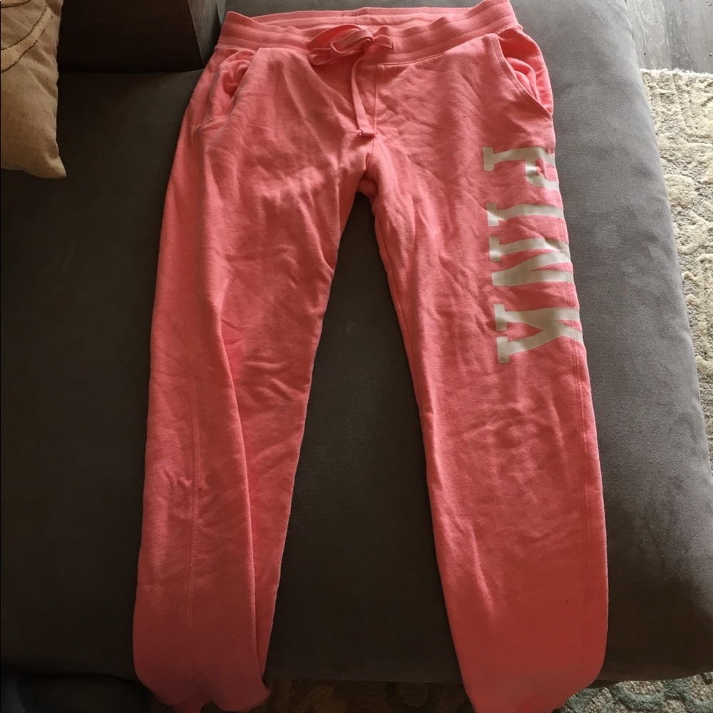 Pink sweatpants